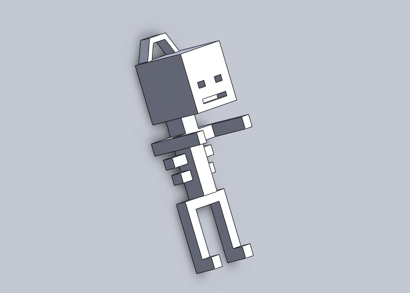 Minecraft key ring