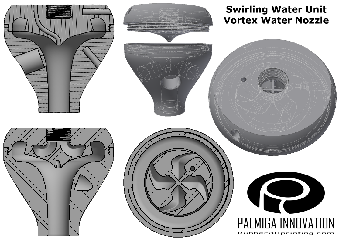Swirling Water Unit - Vortex water nozzle - Vortex Process Technology (VPT)