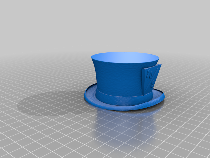 Mad Hatter Top Hat Can Lid