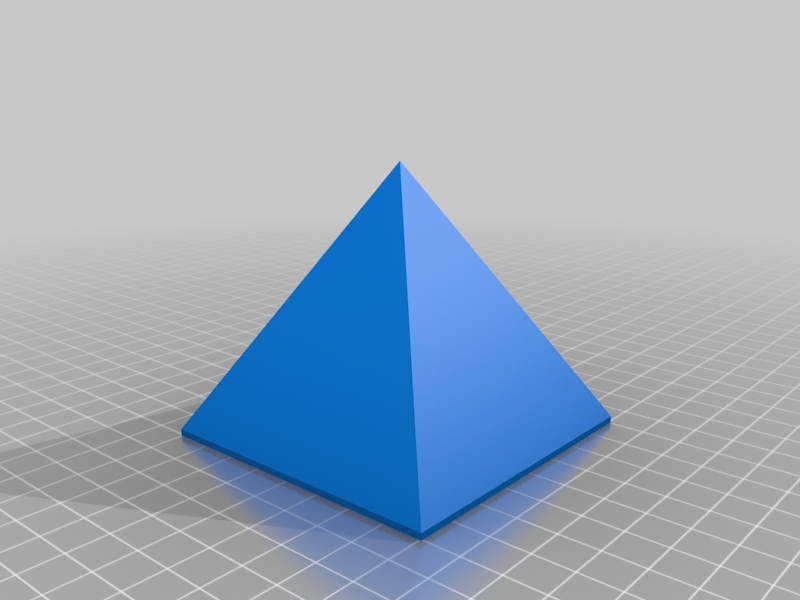 Equilateral Pyramid 80 mm