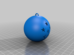 Dragon ball de navidad 3D model