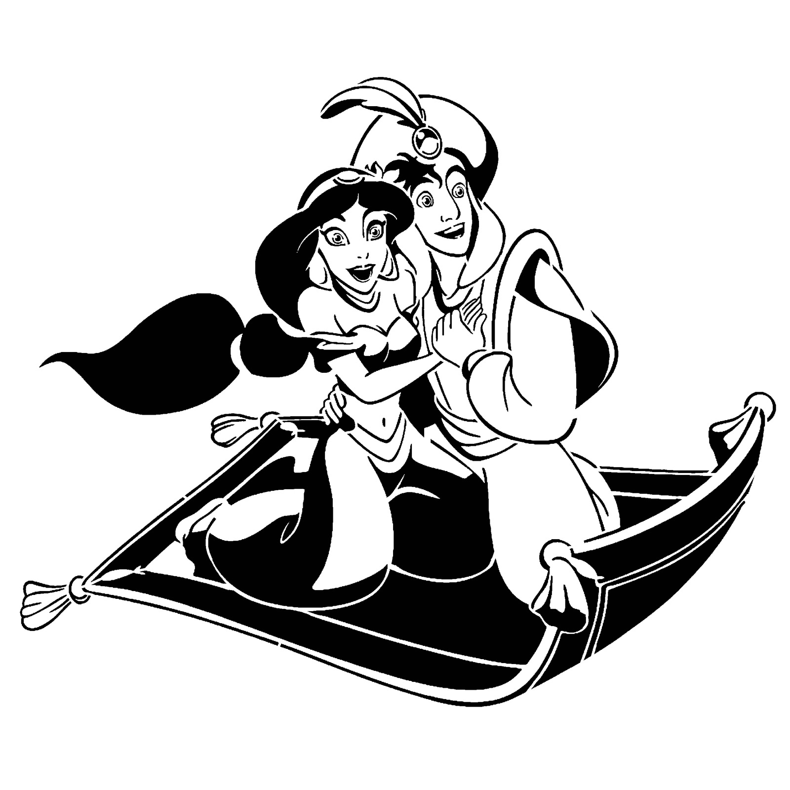 Aladdin stencil 3