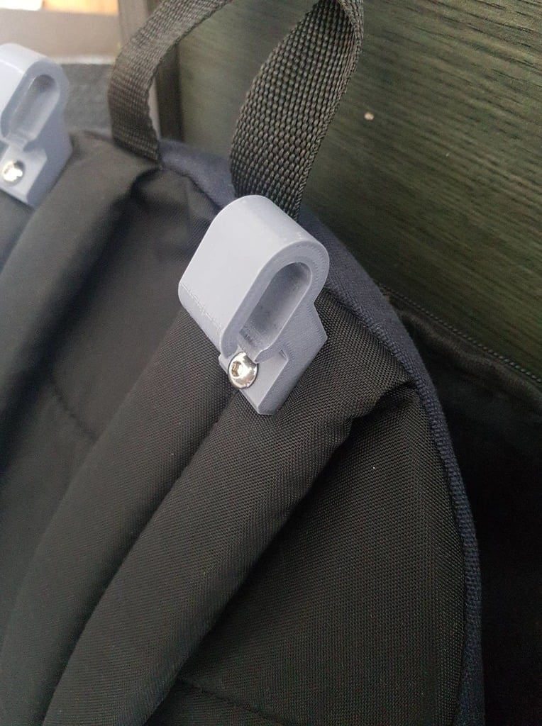 Universal Pannier Bag Hook - turn any backpack into a pannier bag