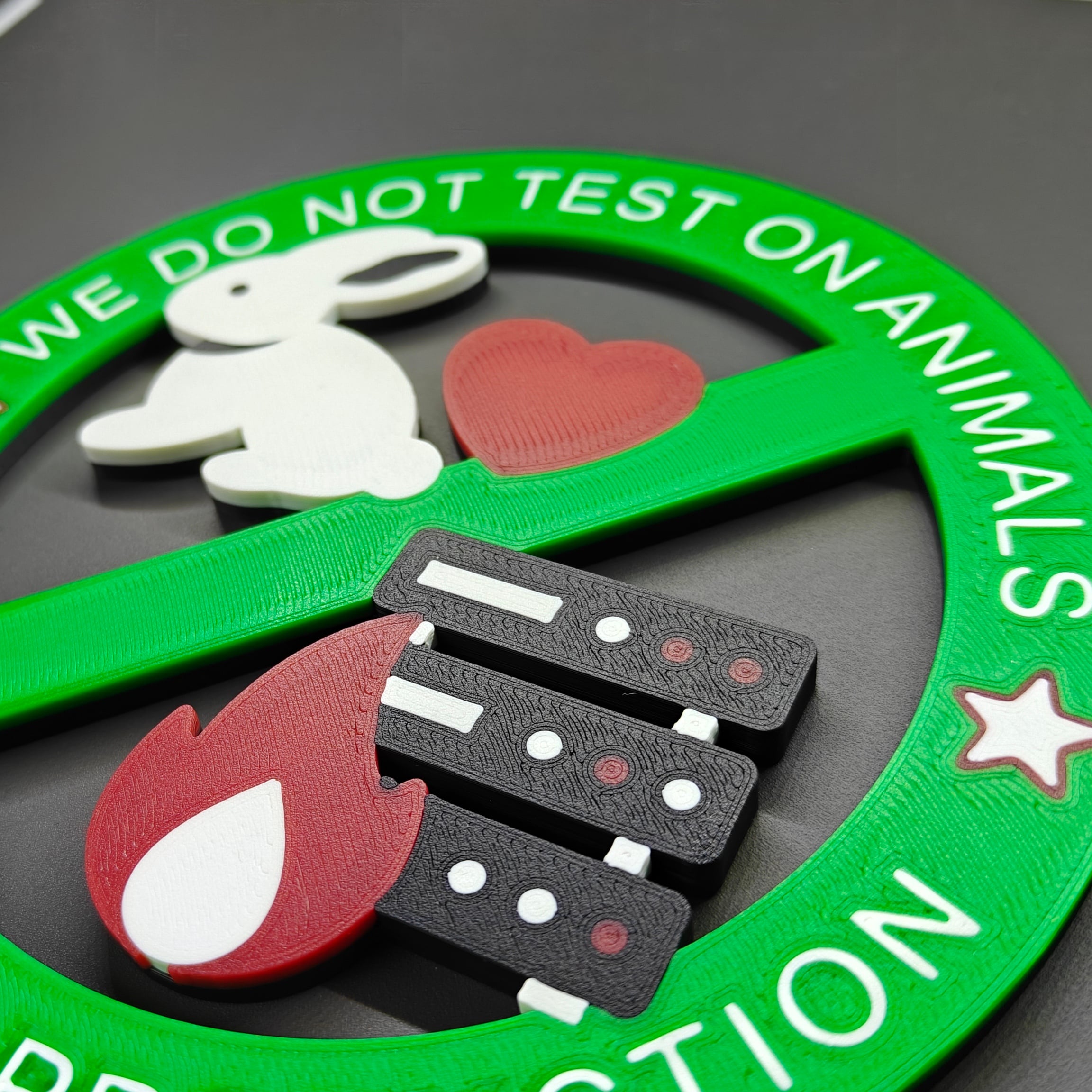 We Do Not Test On Animals We Test In Production - Badge