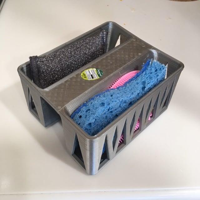 Sponge Holder for Divided Sinks