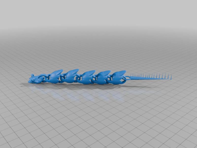 Numbs the Special/Derpy Articulated Dragon (Made By My Special/Derpy Sister)