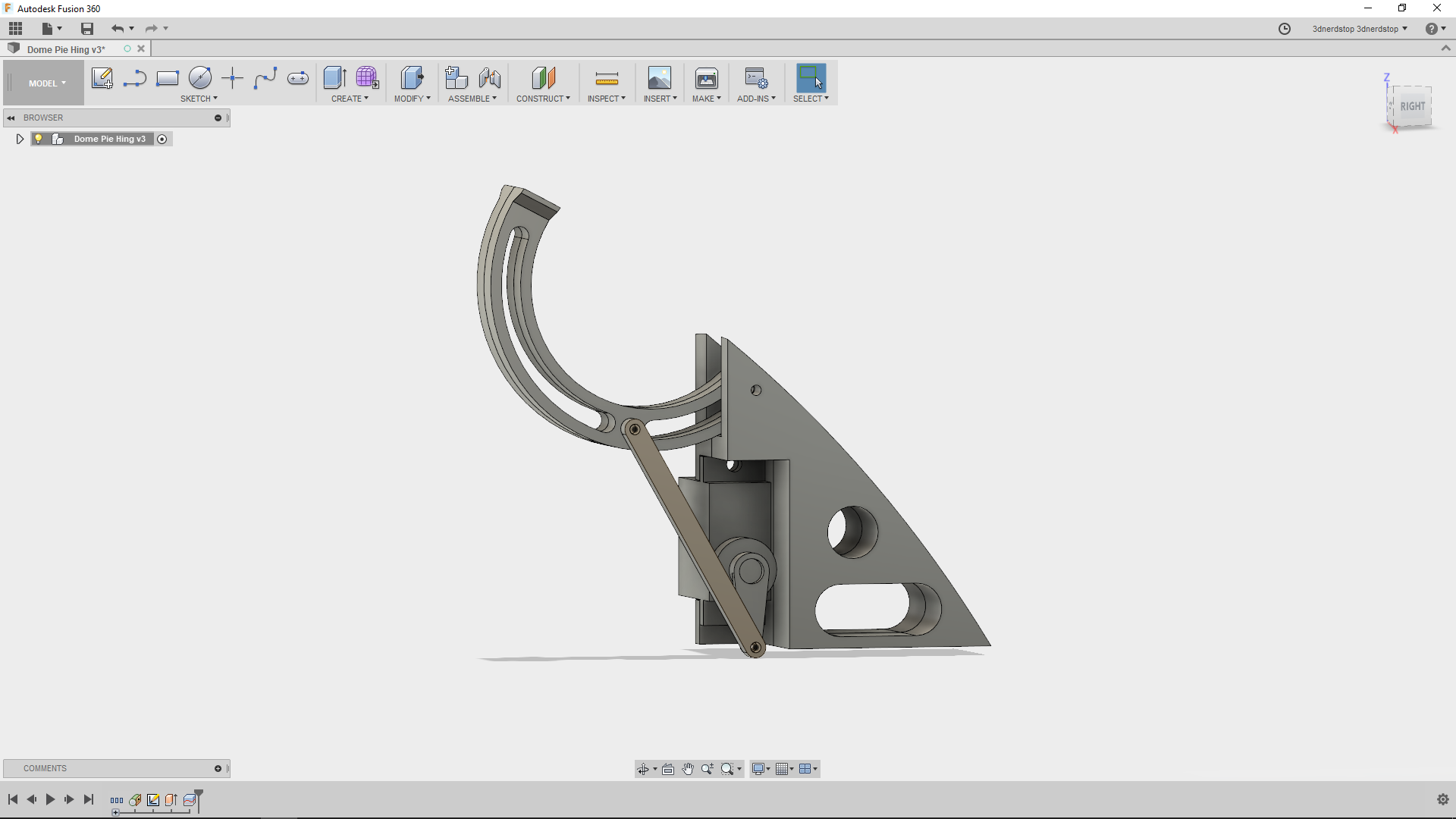 R2-D2 Dome Pie Hinge