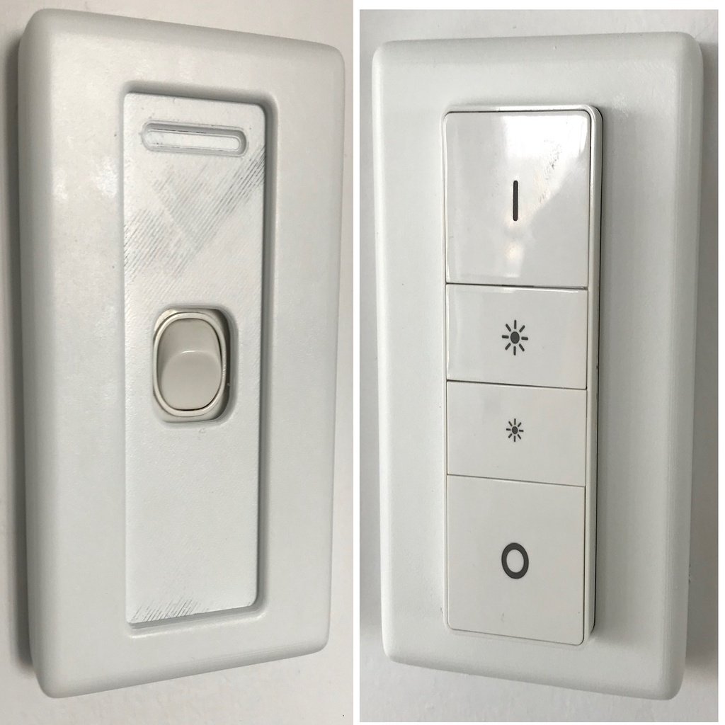 Clipsal 2000 Light Switch Philips Hue Dimmer Cover (AU)