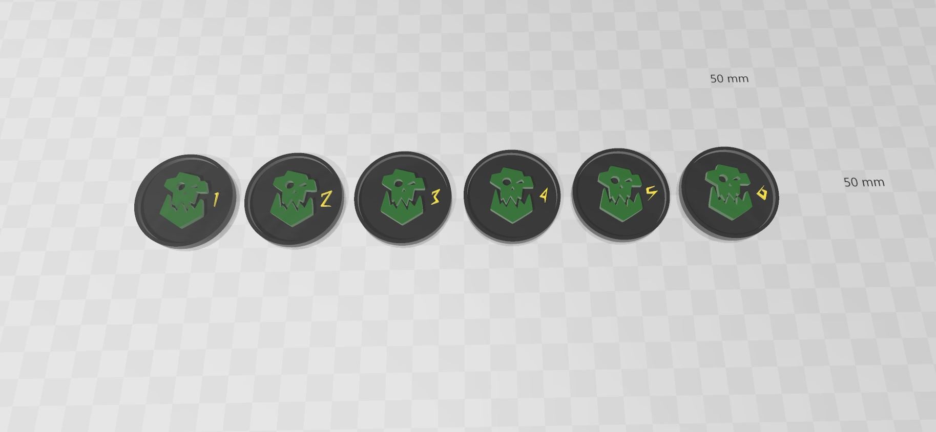 Ork Objective Markers