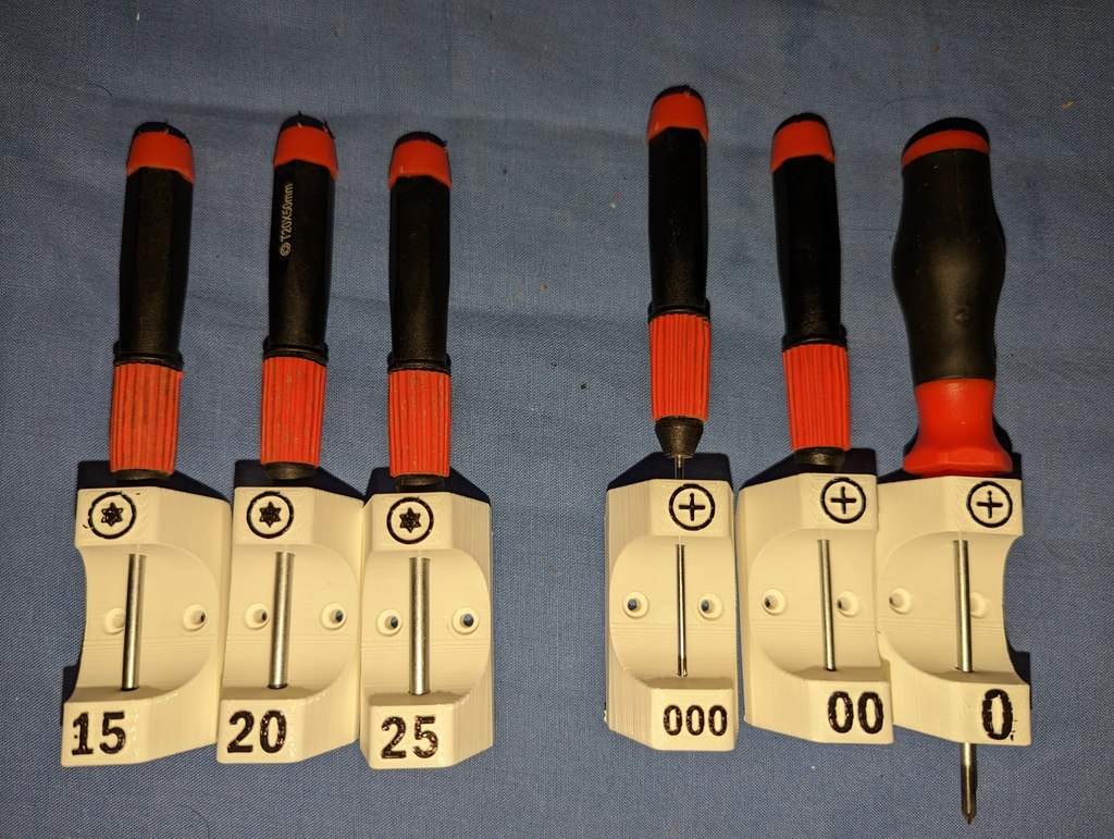 Screwdriver Holders with source file