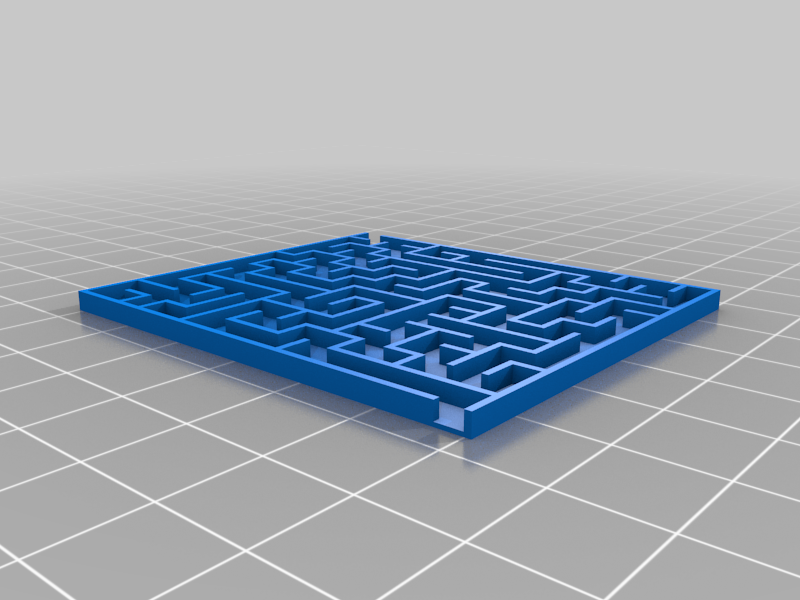 noMy Customized Random maze generator with base