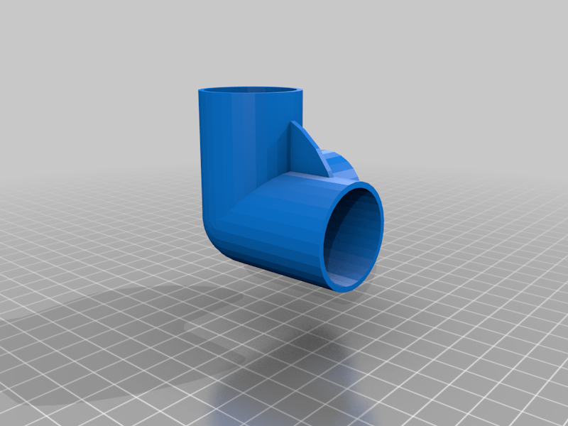 3 way elbow for joining PVC pipe