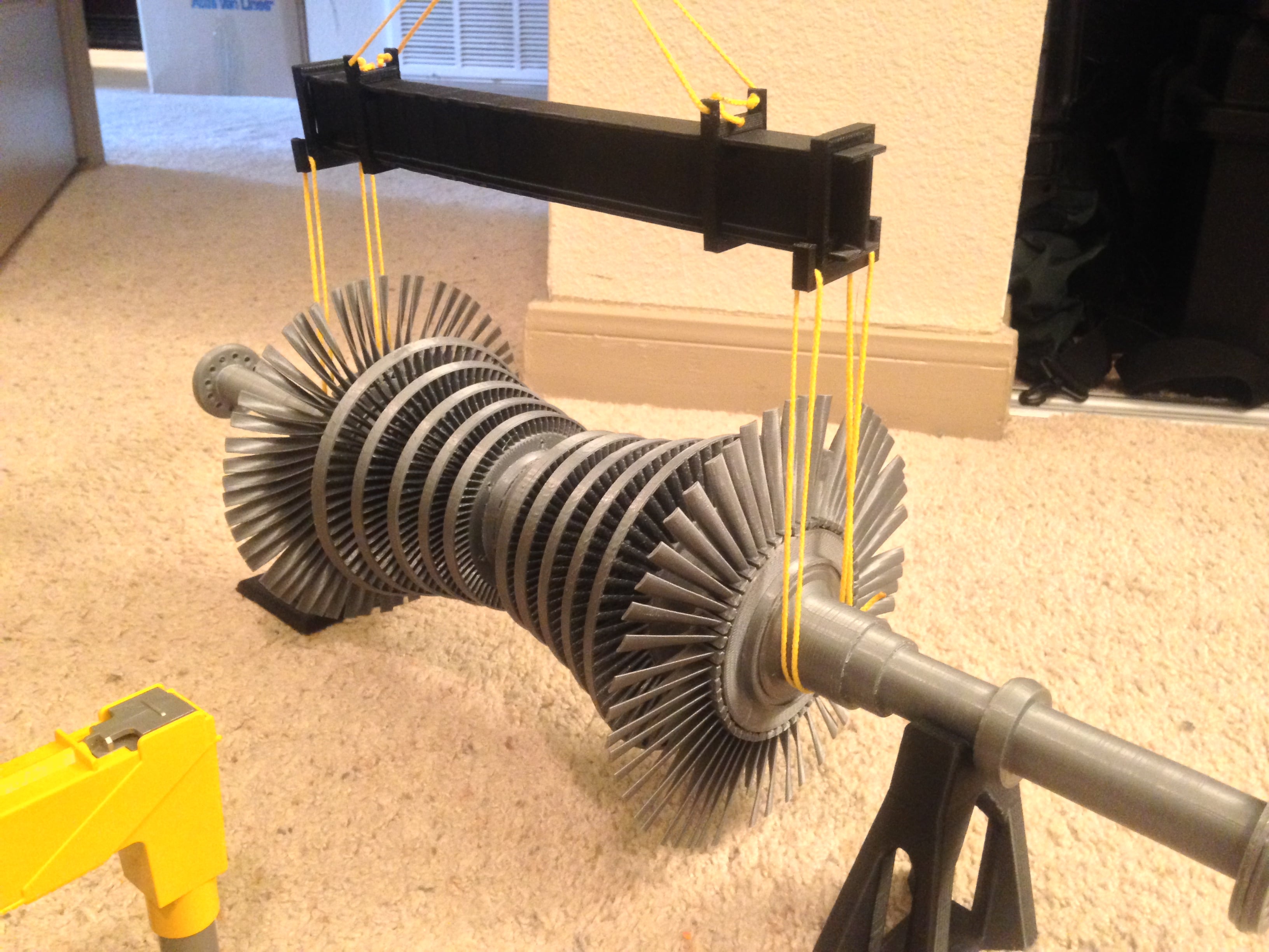 Steam Turbine Model - Low Pressure Rotor V1