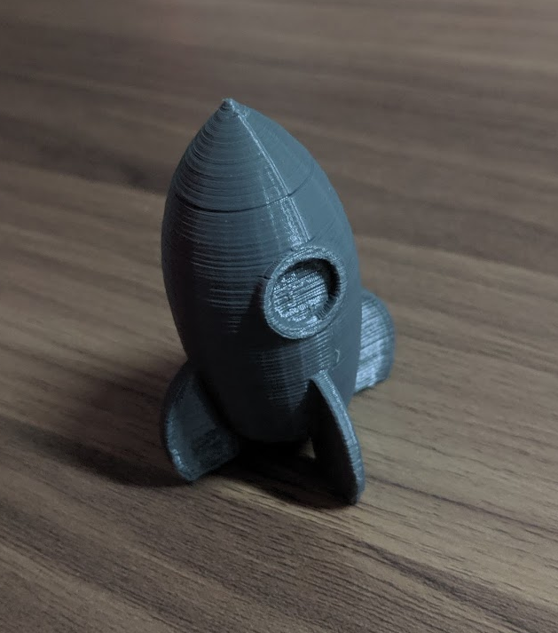 Mini Cartoon Rocket Ship