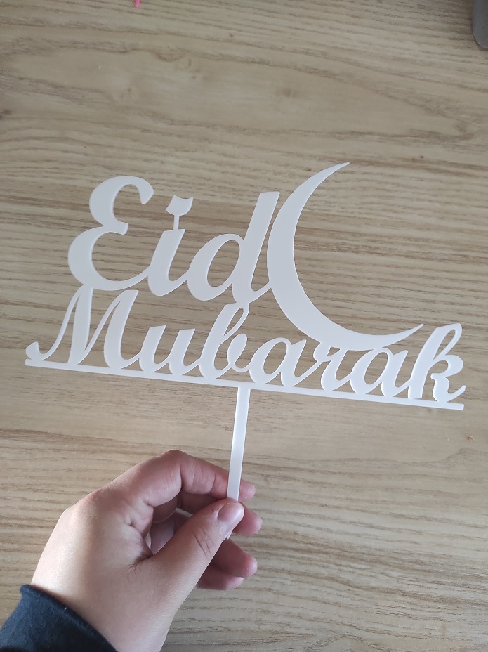 Cake Topper Eid Mubarak
