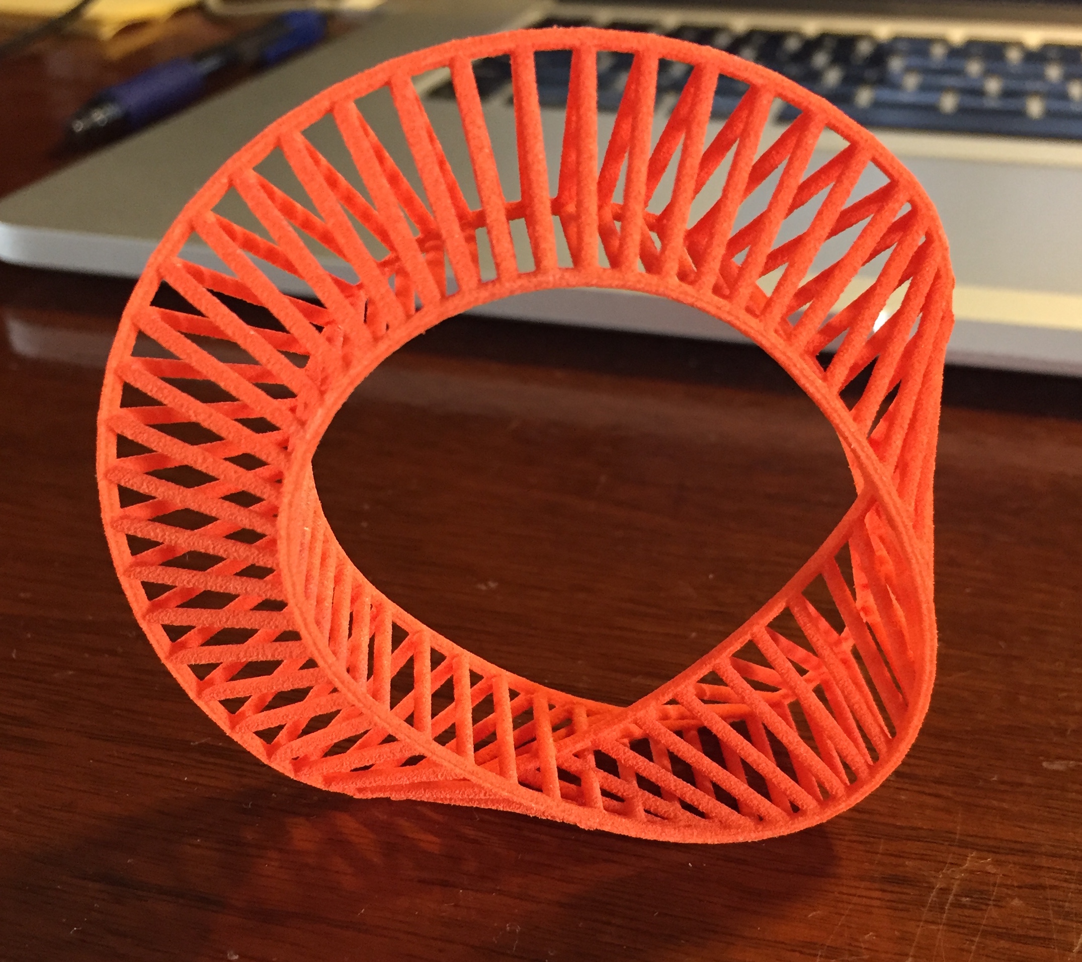 Swept triangle wireframe