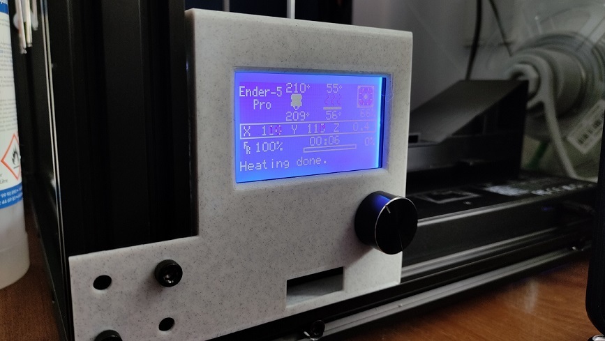 Ender 5 LCD Relocate