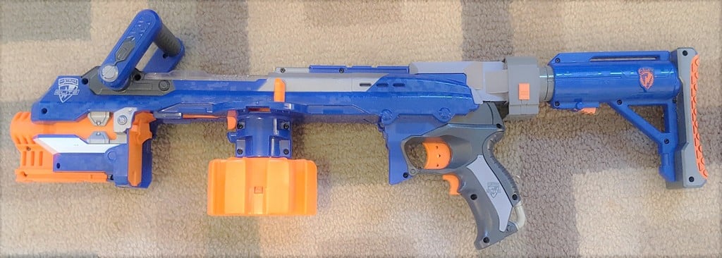 Nerf Hail-Fire Battery Cover + Stock Connector