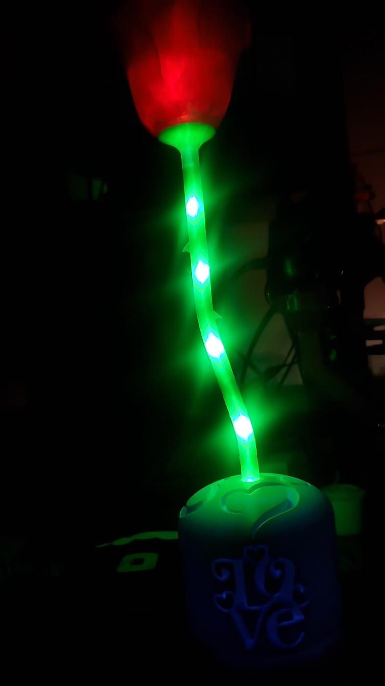 led rose remix and base