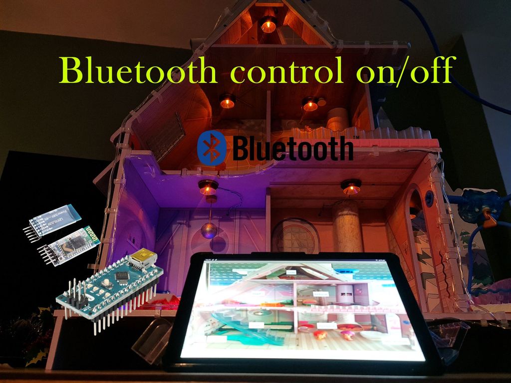 Arduino bluetooth light system including own app for all dollhouse and DIY projects compleet guide