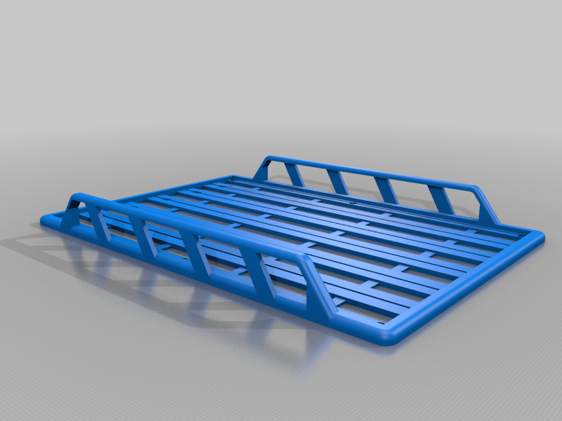 Roof Rack - Tray with Sides 1/10 Scale Model