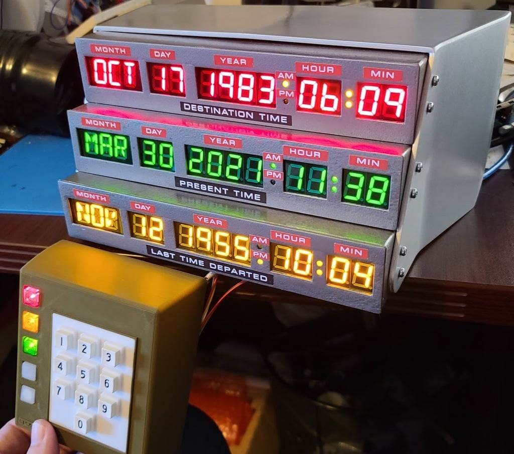 Back to the Future Time Circuits Display