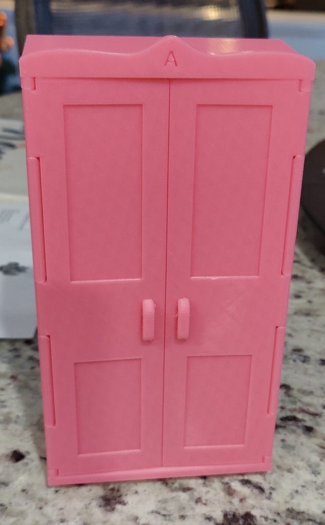 Barbie Armoire - Shoe cabinet with separate doors