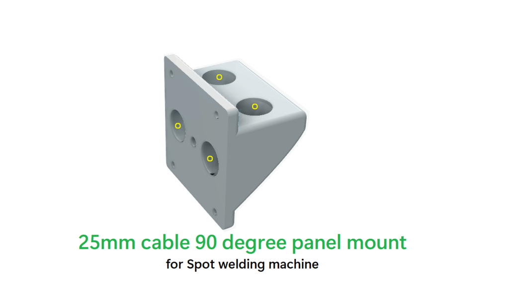 25mm cable 90 degree panel mount for Spot welding machine