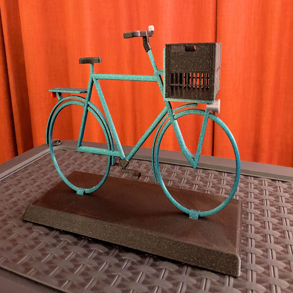 Bicycle with crate