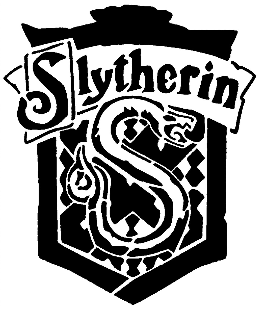 Slytherin stencil 1