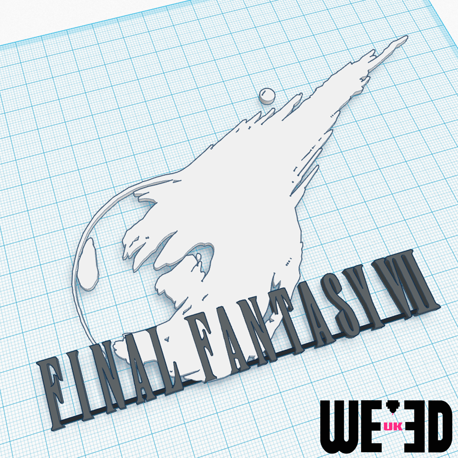 FInal Fantasy VII (7) Logo Art