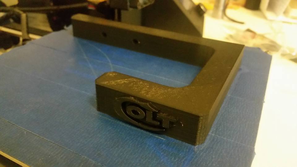 Gun Wall Hook with Colt Logo