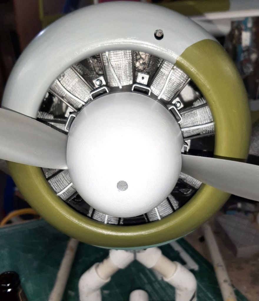 Dummy Radial Engine and cowl for Hobby King 1450mm Yak-11