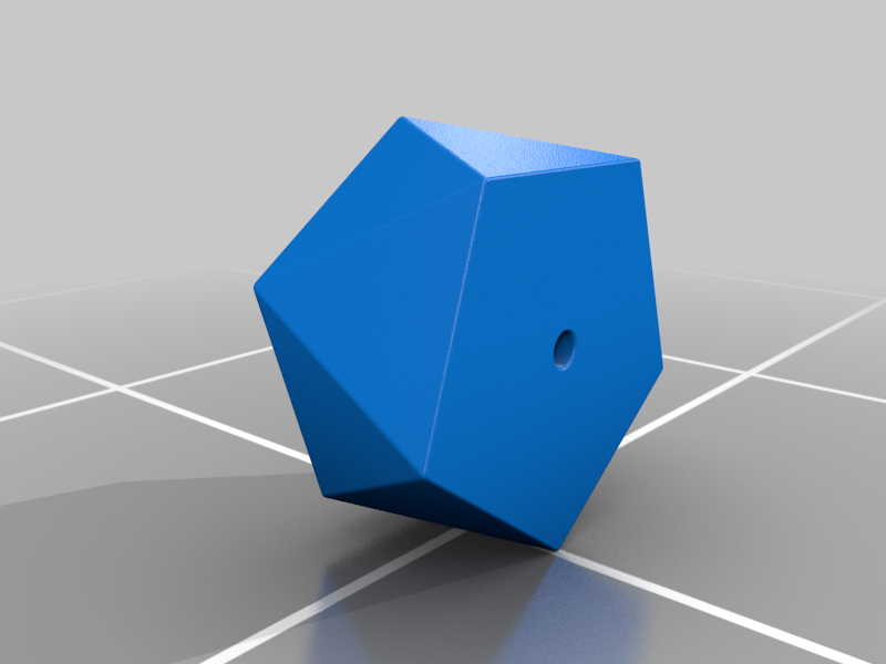 22. Icosahedron Geometric Container - V1 - Aeria (Inches)