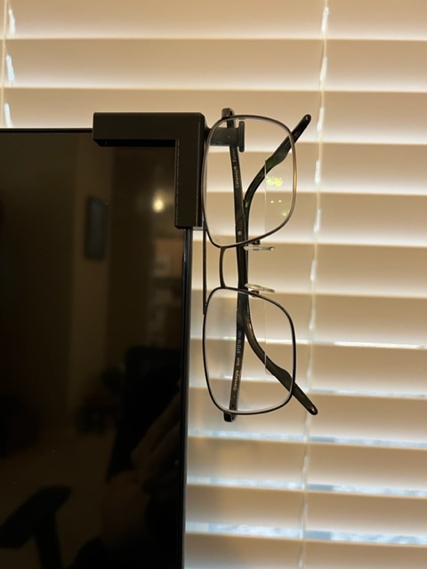 HP 32F Monitor Mounted Glasses Holder