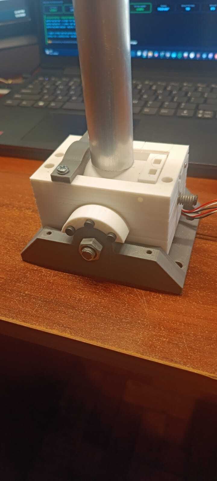 Gimbal with 6mm round magnets and cable cover