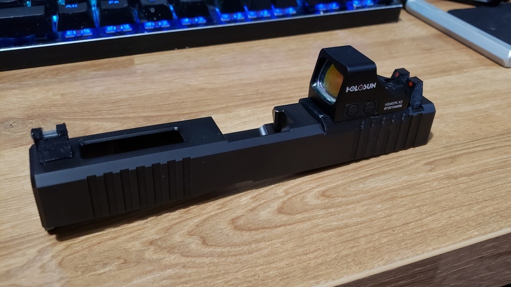 Holosun 4/507k RMR adapter for brownells glock slide