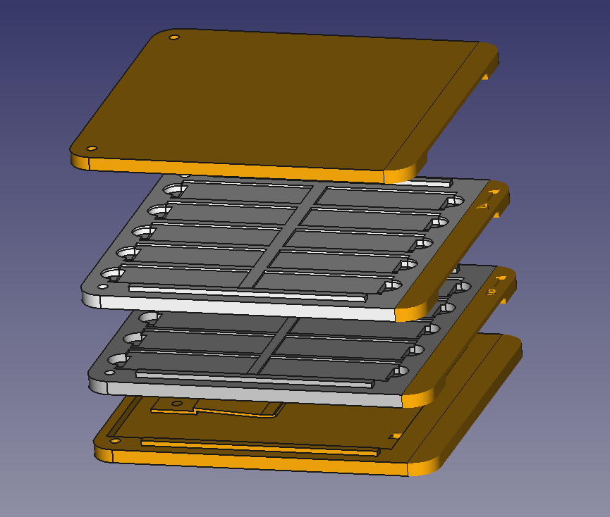 Stackable microscope slide tray