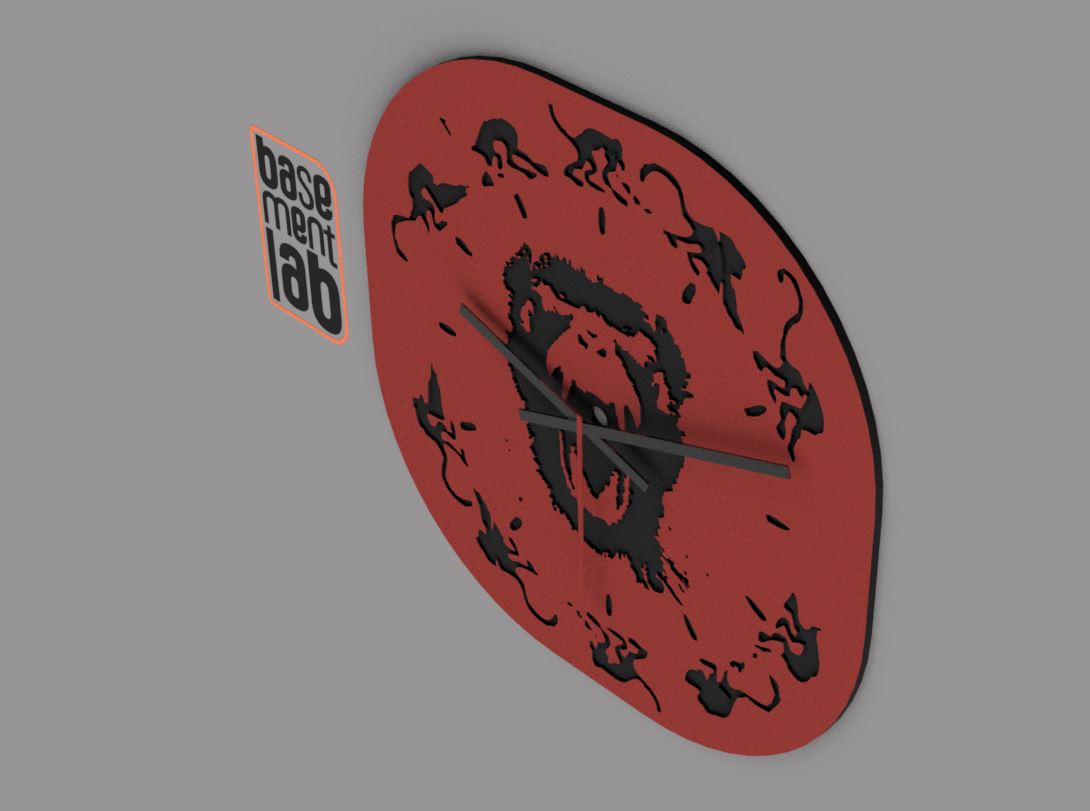 Wall Clock - 12 Monkeys - Orologio da muro "esercito delle 12 scimmie"