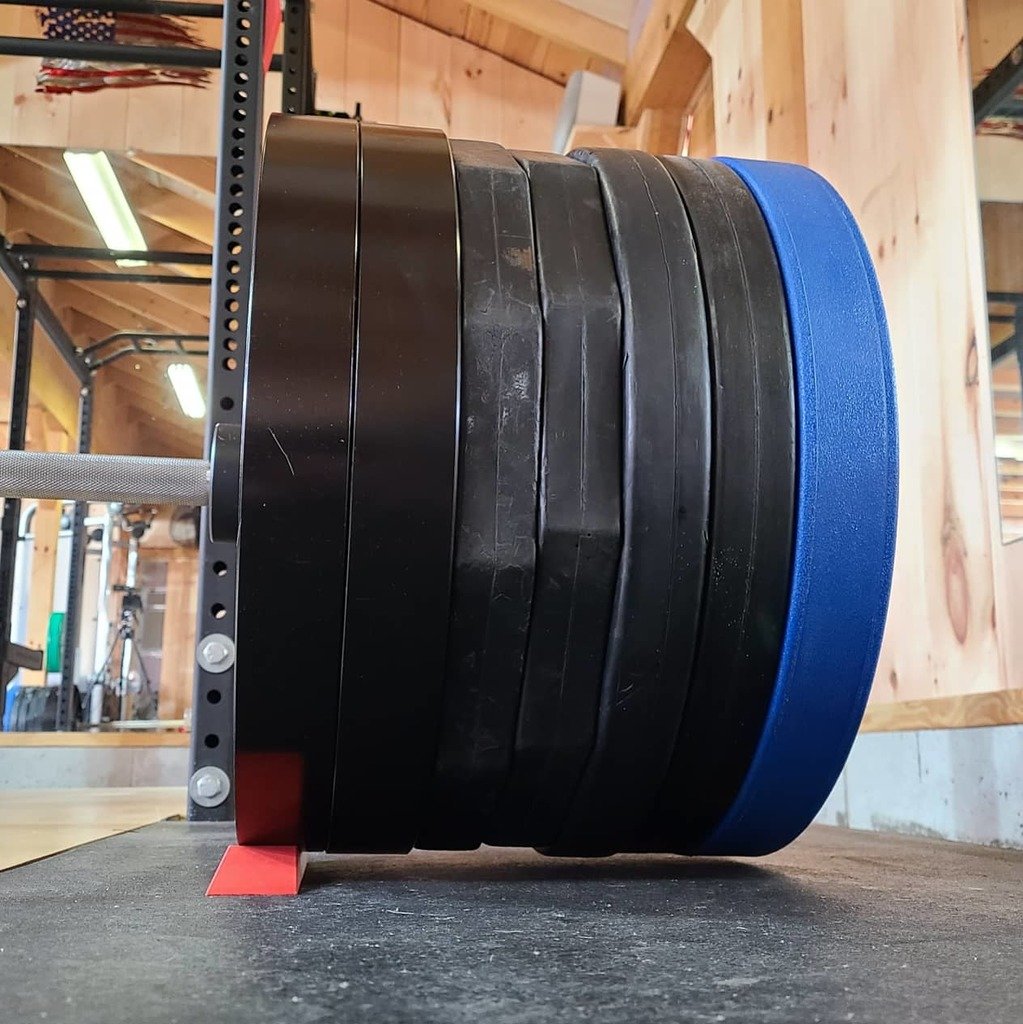Deadlift Wedge with Magnets for Storing on Rack