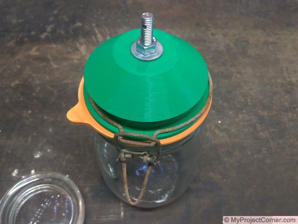 Storage jar fly trap