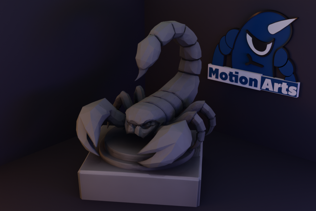 Escorpião Low Poly 
