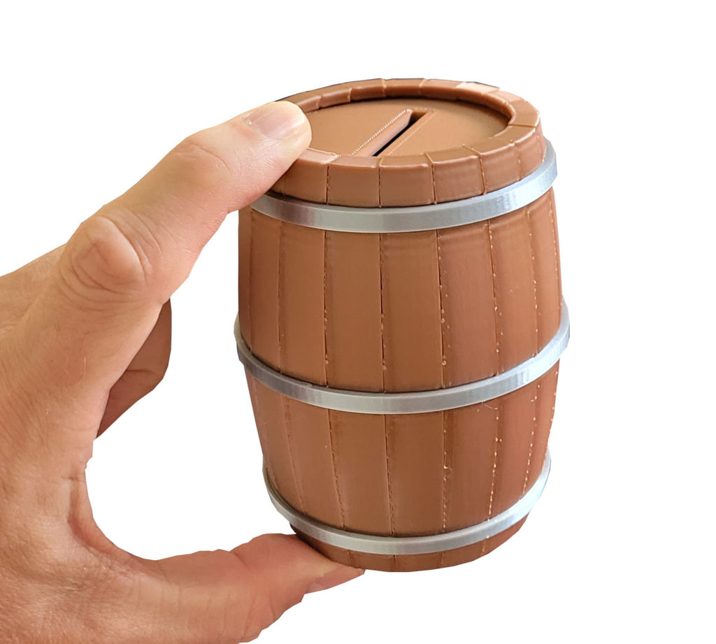 The wine barrel savings box