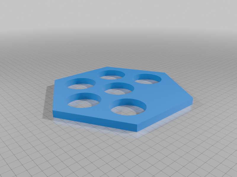 Pet talking buttons hexagon holder