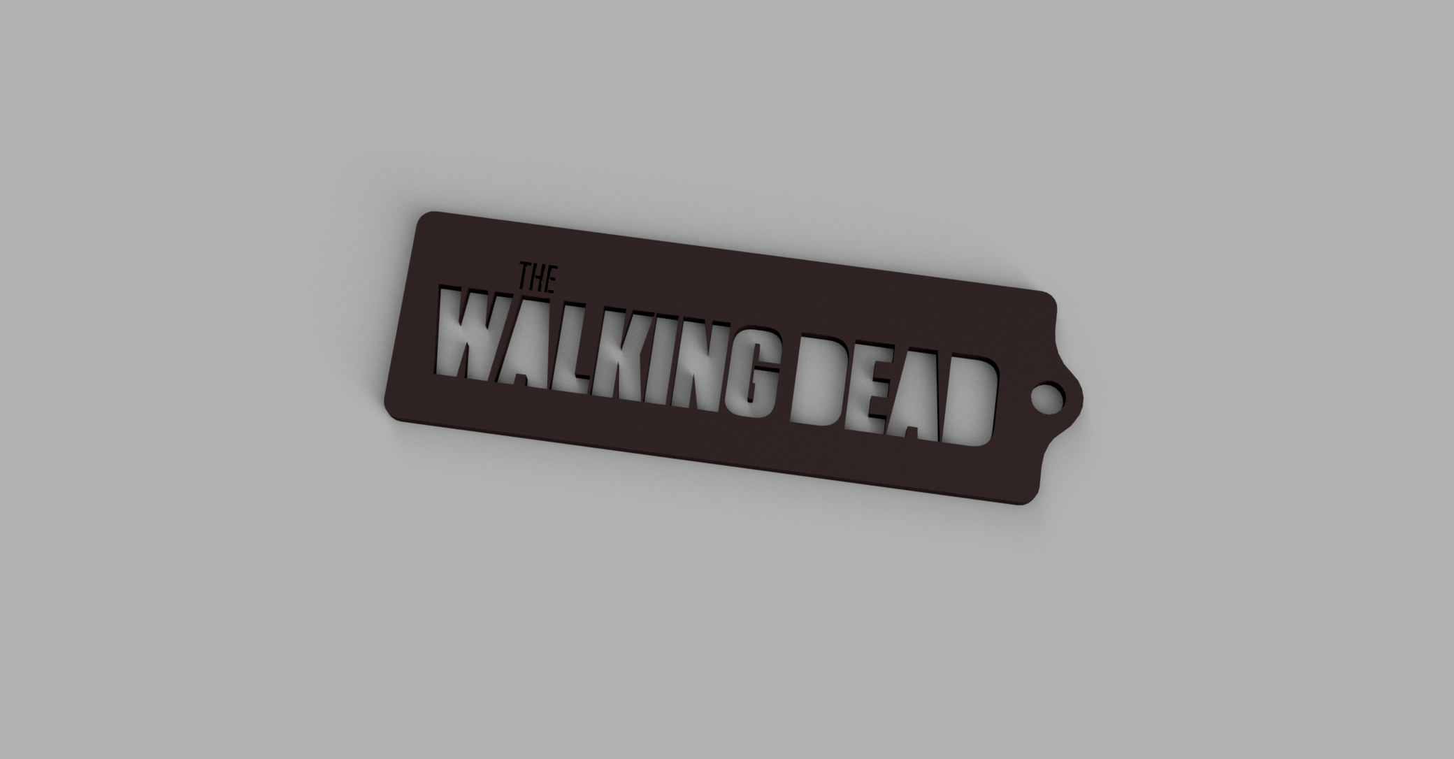The Walking Dead Keychain – 3D Printed Fan Accessory
