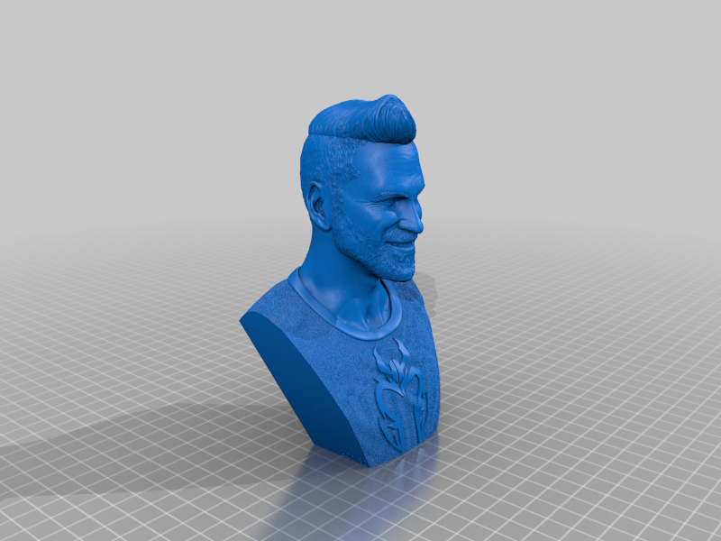 Uncle Jessy Bust by BODY3D