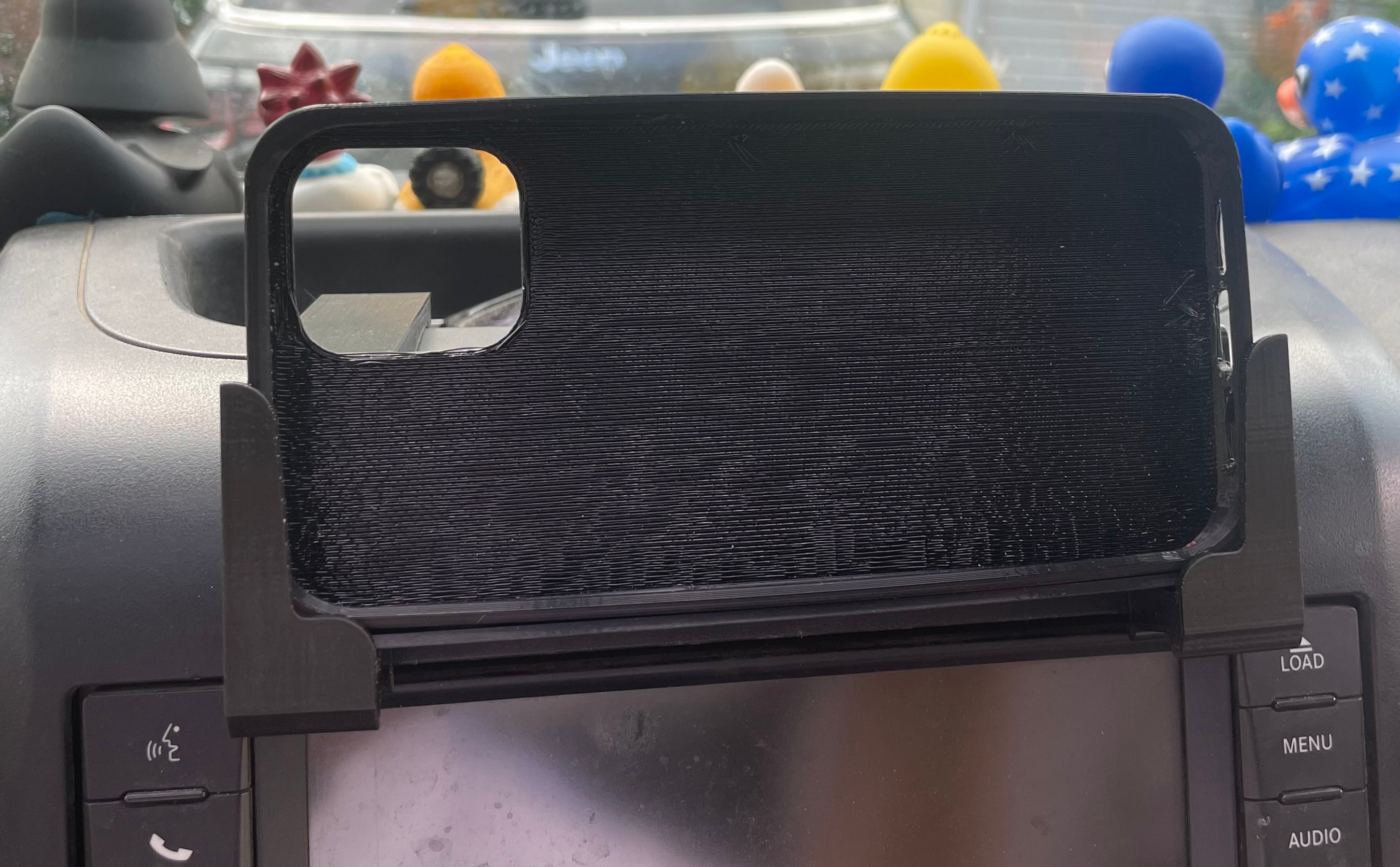 2007-2017? Jeep Wrangler Horizontal Clip-On Phone Holder 13.75mm to 17.75mm Thick