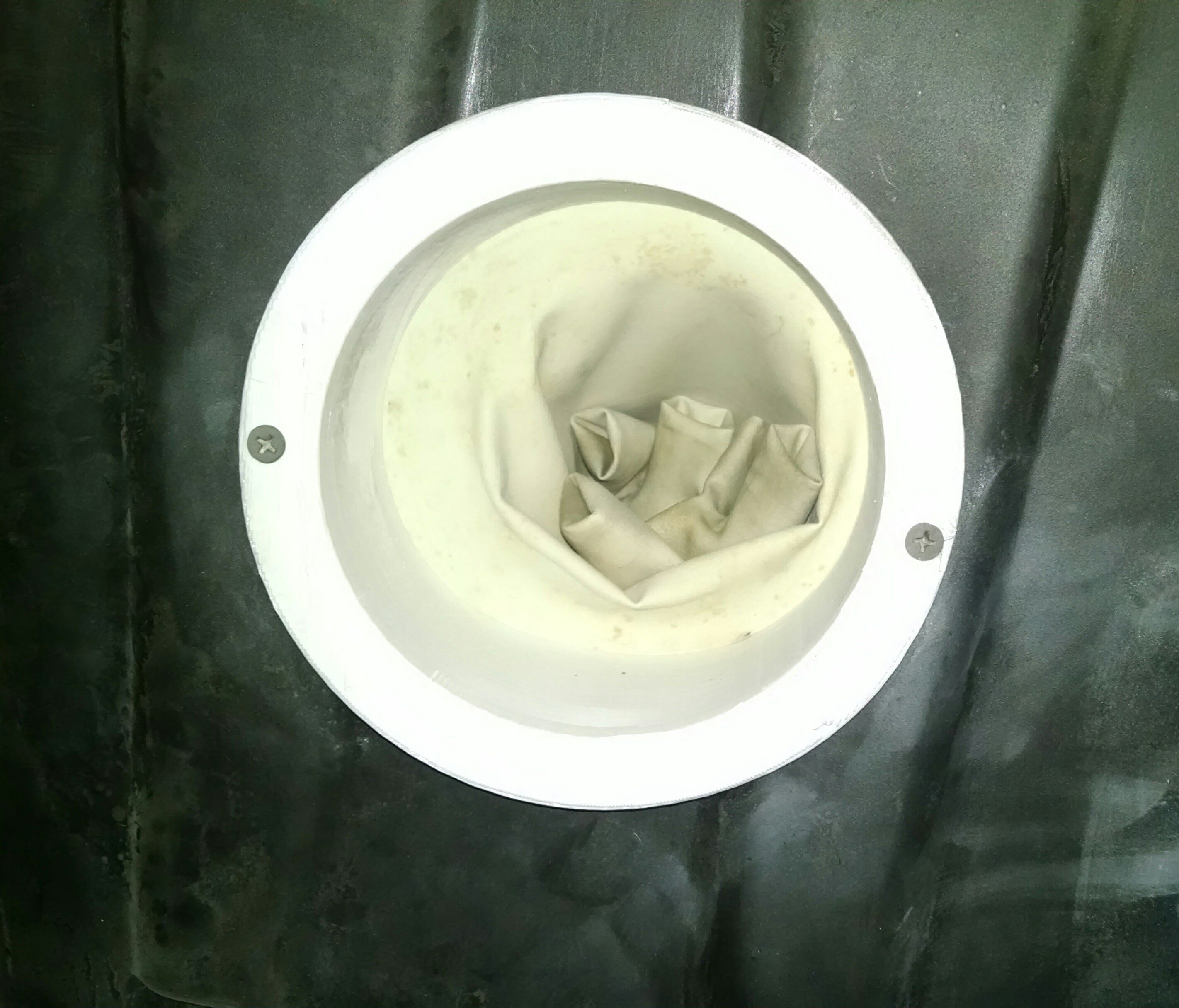 Homemade Sand Blasting Painting Cabinet Glove Hole Flange By
