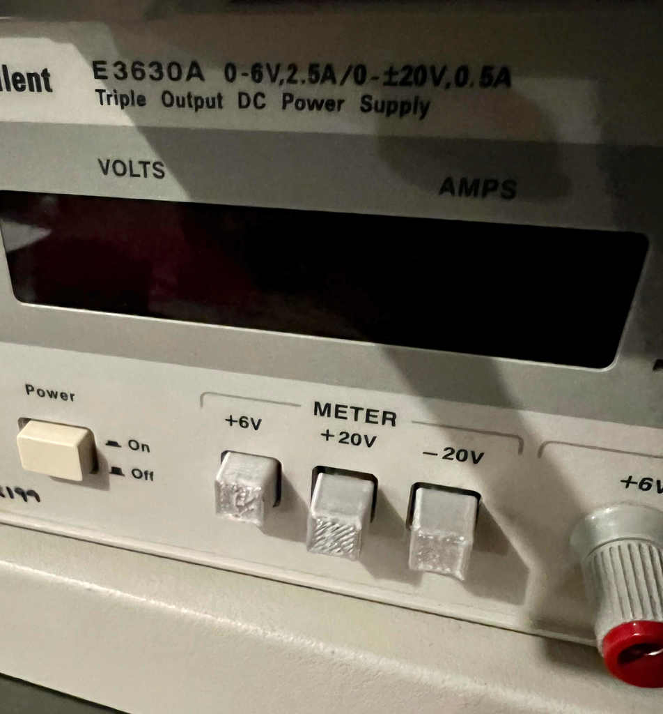 HP Agilent Small Power Supply Button