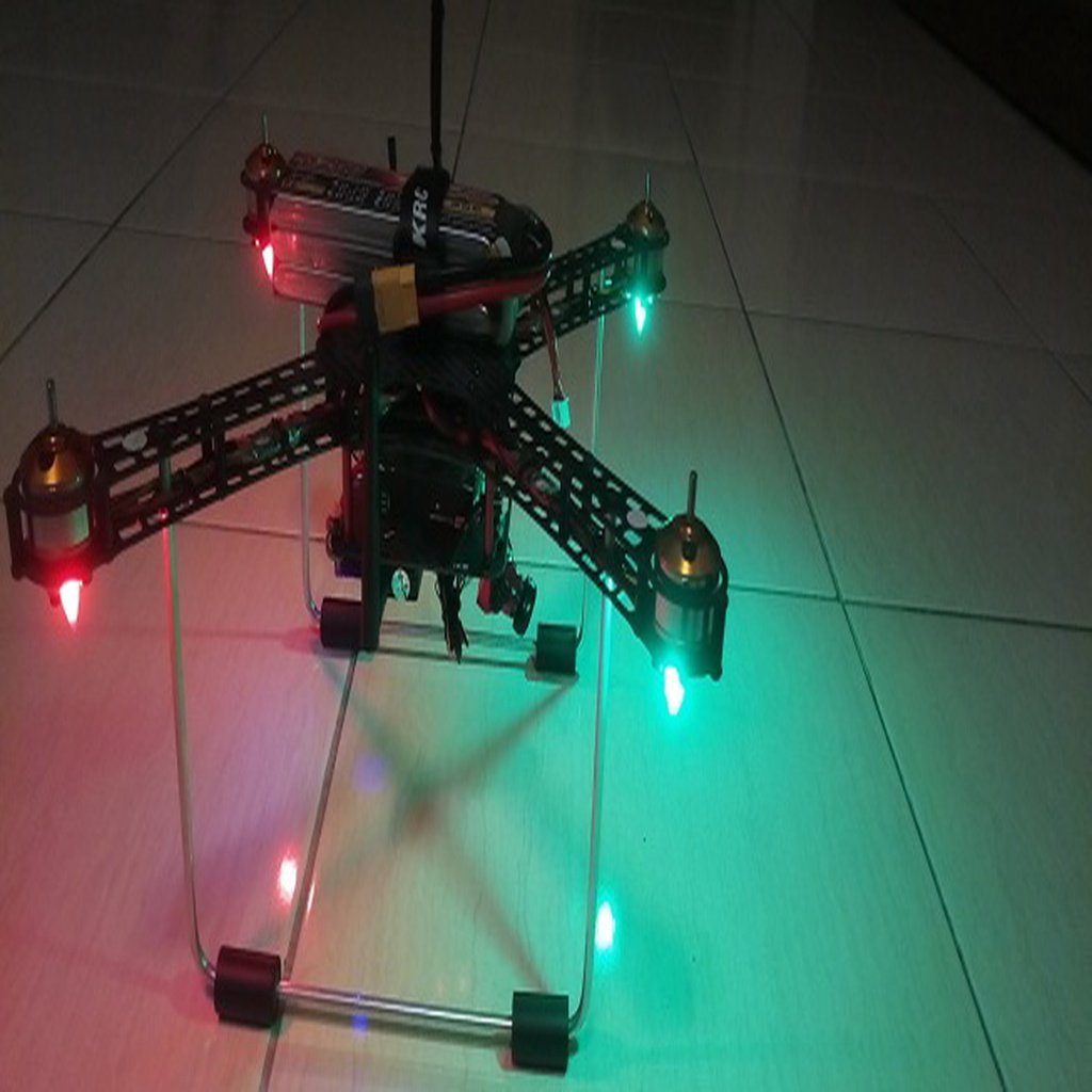 Drone H380  indicating LED cover